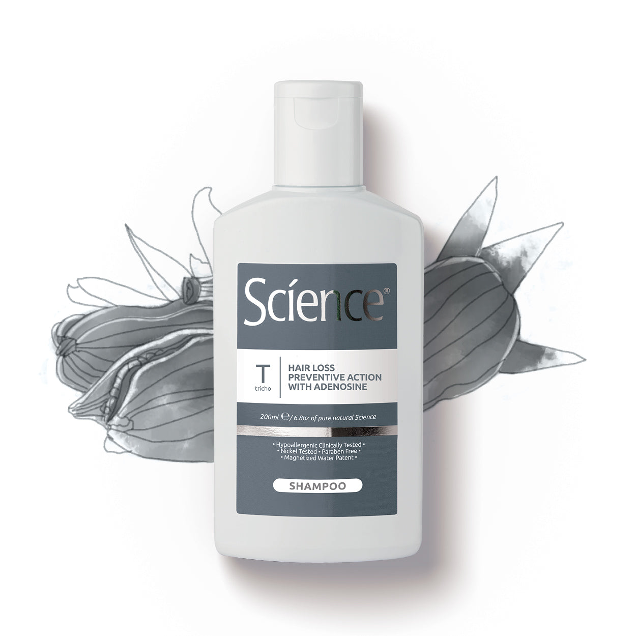 Hair loss Shampoo Preventive Action with Adenosine